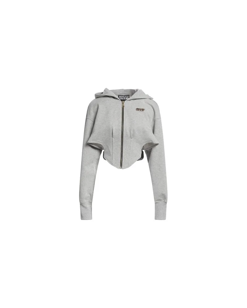 Versace Jeans TOPS - Sweatshirtsauf YOOX.COM Hellgrau