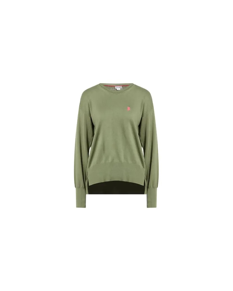 U.S. Polo Assn.  STRICKWAREN - Pulloverauf YOOX.COM Militärgrün