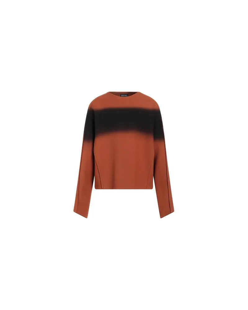 Ermenegildo Zegna TOPS - Sweatshirtsauf YOOX.COM Rostrot