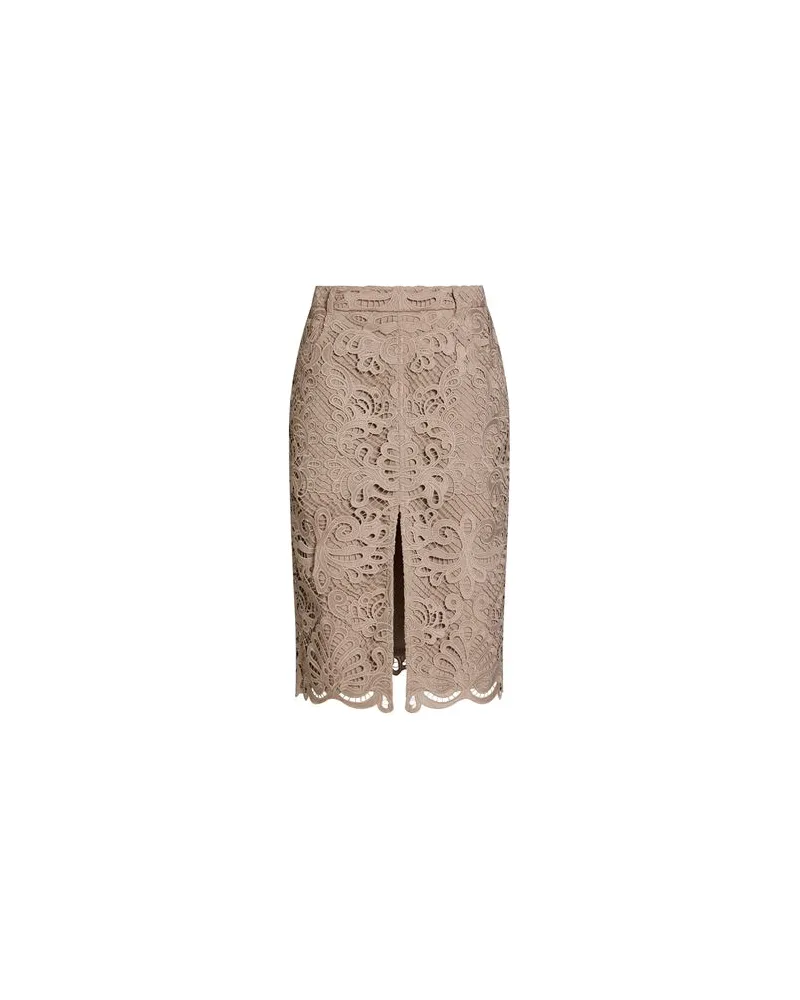 Self-Portrait HOSEN & RÖCKE - Midi-Röckeauf YOOX.COM Sand