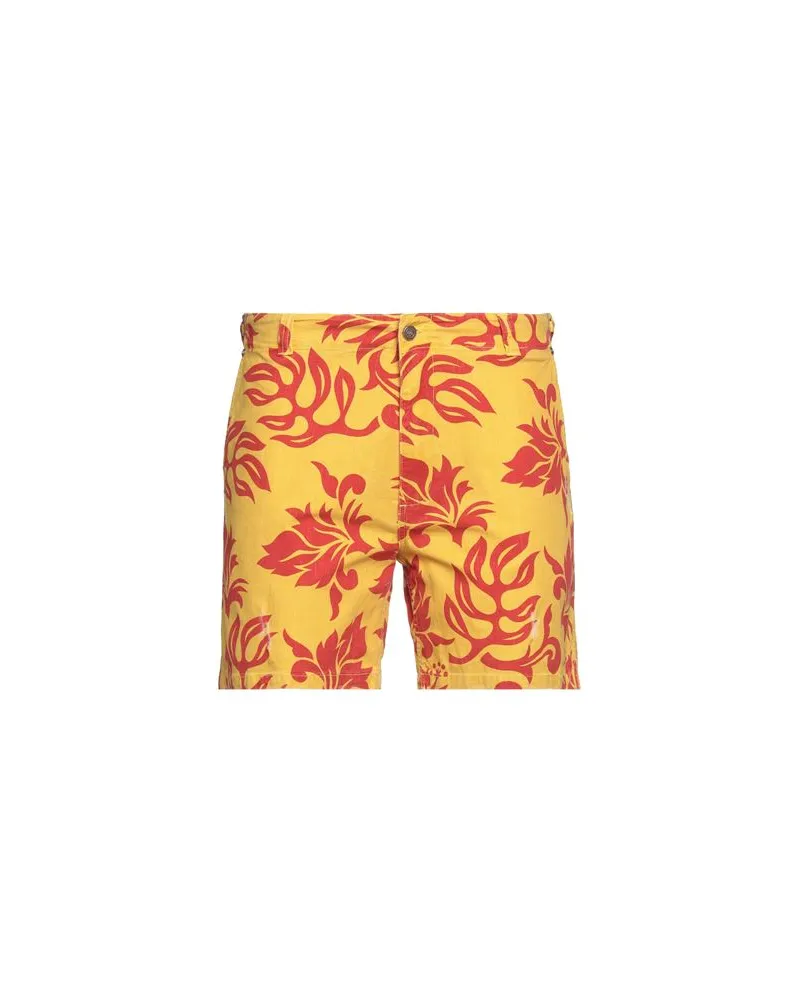 ERL HOSEN & RÖCKE - Jeansshortsauf YOOX.COM Gelb