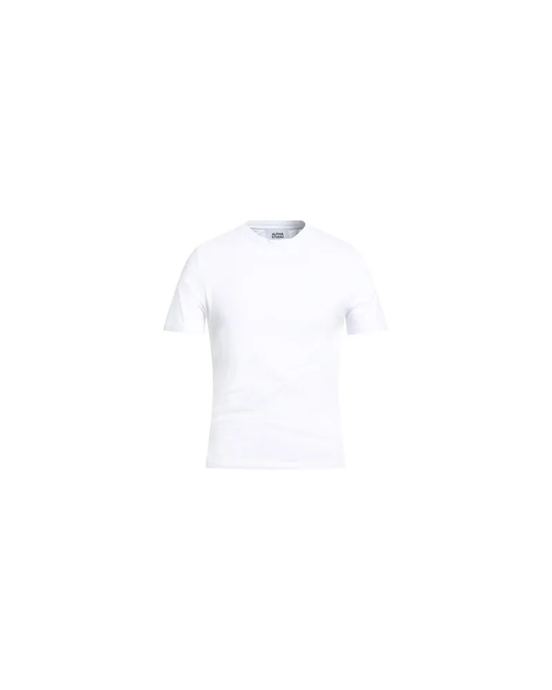 Alpha Studio TOPS - T-shirtsauf YOOX.COM Weiß