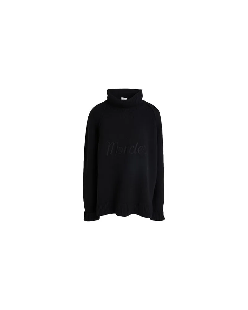 Moncler STRICKWAREN - Rollkragenpulloverauf YOOX.COM Schwarz