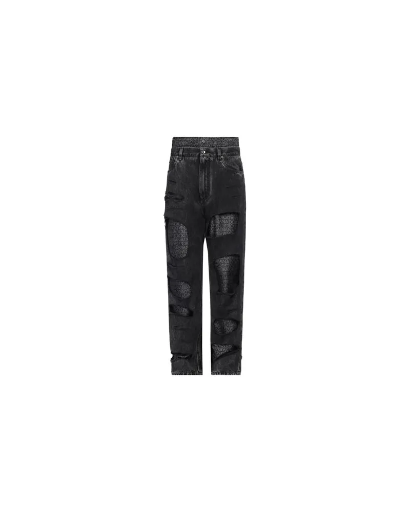 Dolce & Gabbana HOSEN & RÖCKE - Jeanshosenauf YOOX.COM Schwarz