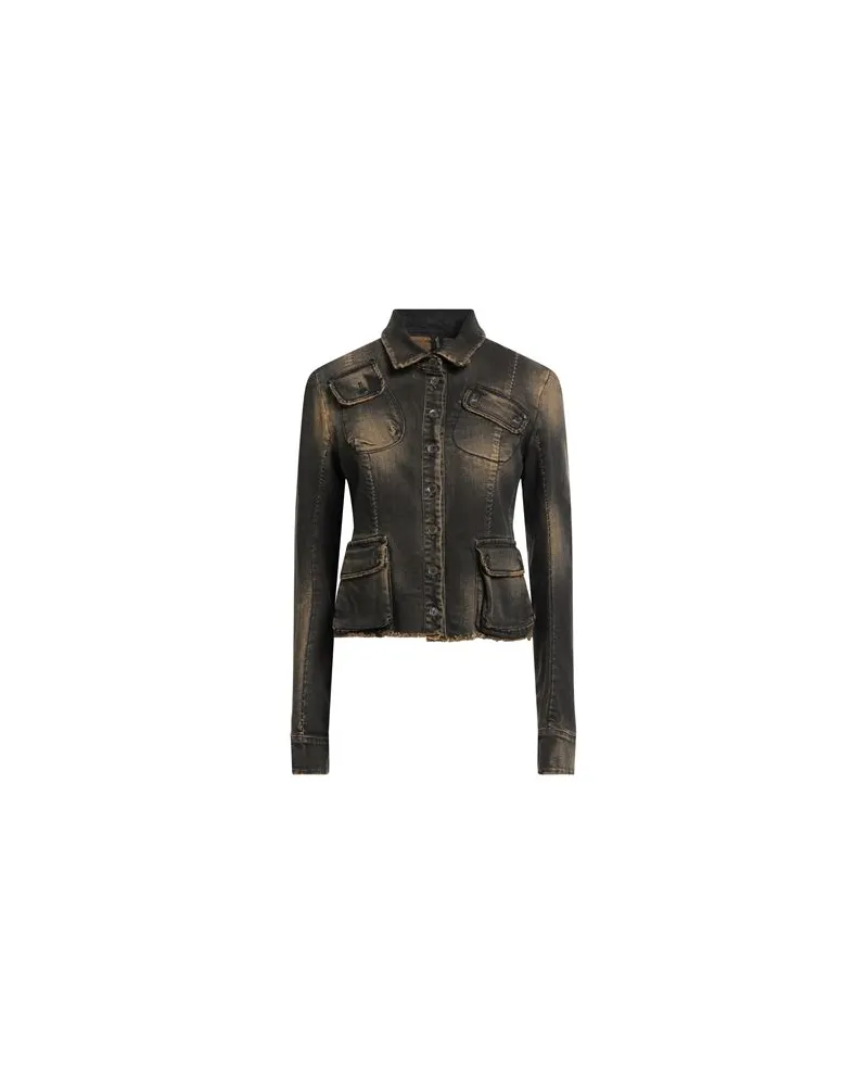 Masnada JACKEN & MÄNTEL - Jeansjacken/Mäntelauf YOOX.COM Schwarz
