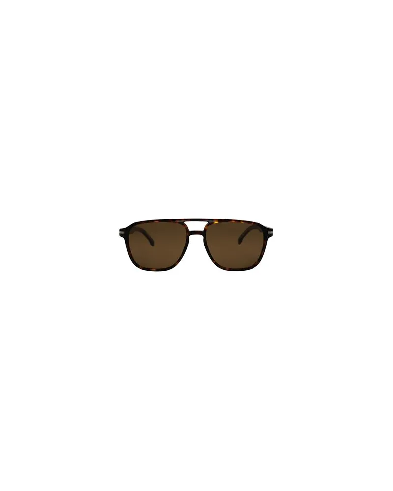 HUGO BOSS BRILLEN - Sonnenbrillenauf YOOX.COM Dunkelbraun