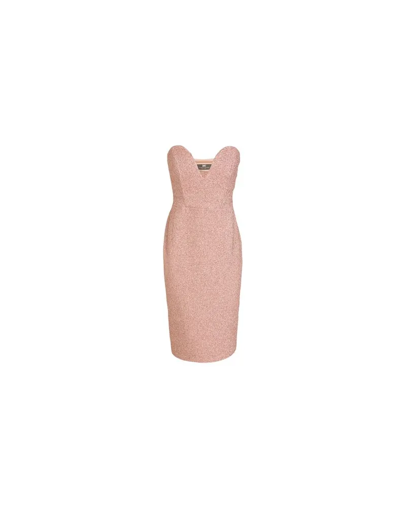Elisabetta Franchi KLEIDER - Midi-Kleiderauf YOOX.COM Antikrosa
