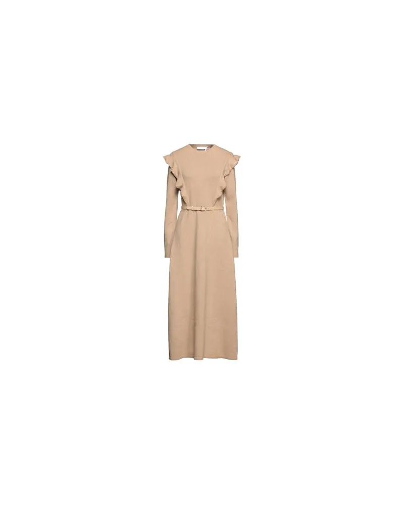 Chloé KLEIDER - Maxi-Kleiderauf YOOX.COM Kamel
