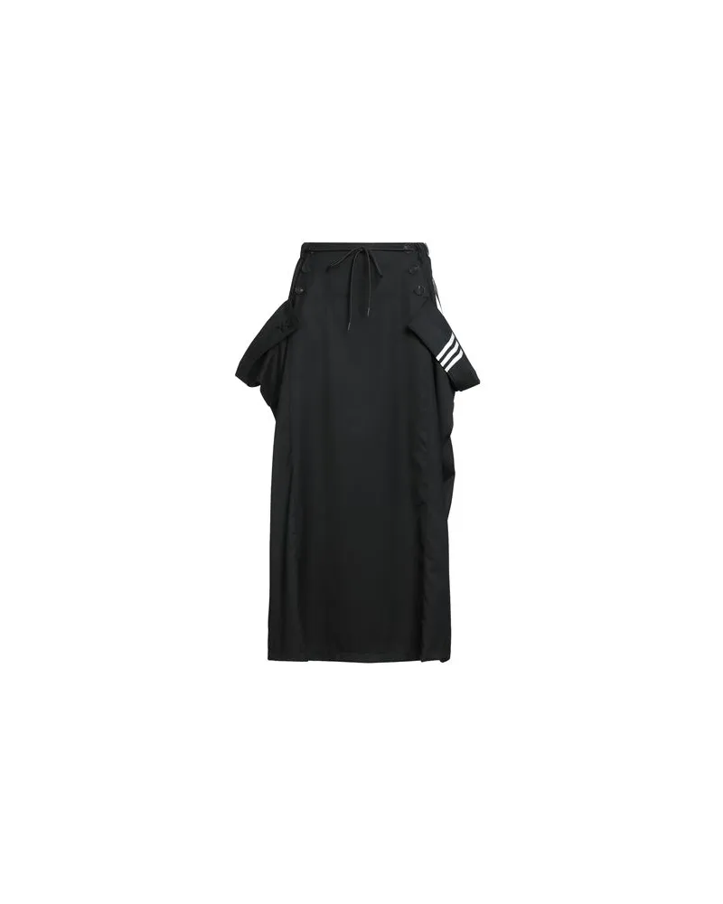 Y-3 HOSEN & RÖCKE - Maxi-Röckeauf YOOX.COM Schwarz