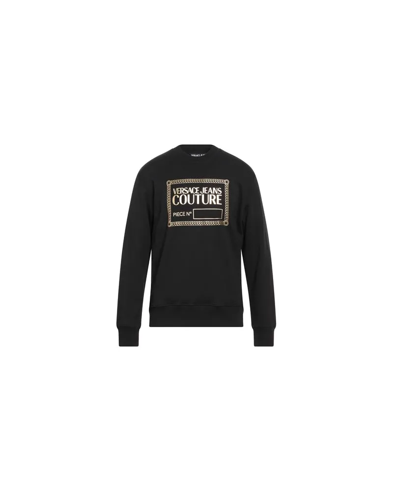Versace Jeans TOPS - Sweatshirtsauf YOOX.COM Schwarz