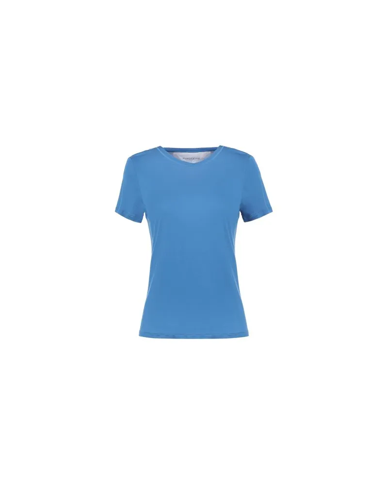 Purotatto TOPS - T-shirtsauf YOOX.COM Azurblau