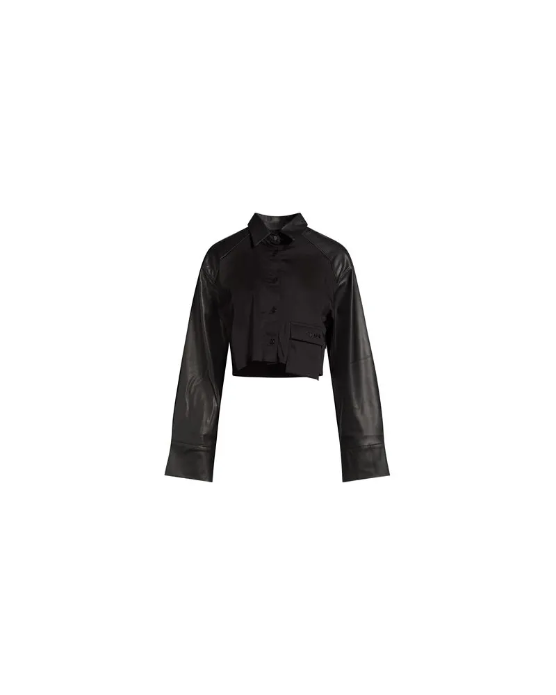 DISCLAIMER TOPS - Hemdenauf YOOX.COM Schwarz