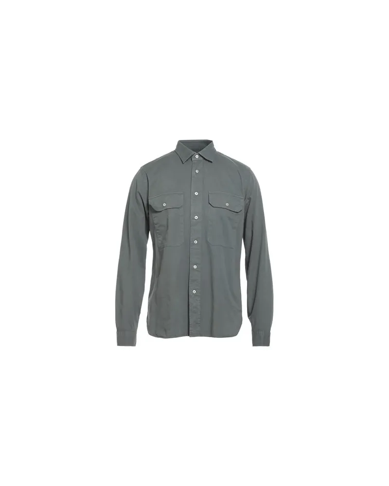 XACUS TOPS - Hemdenauf YOOX.COM Militärgrün