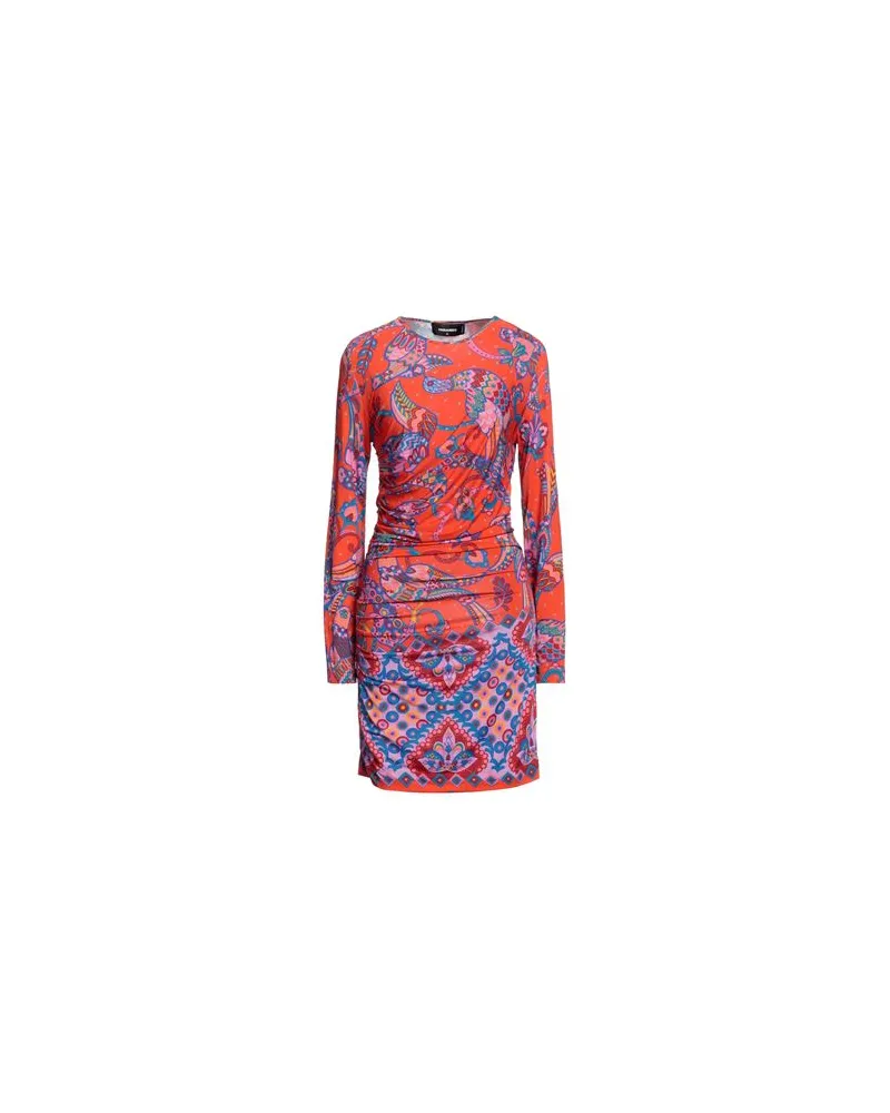 Dsquared2 KLEIDER - Mini-Kleiderauf YOOX.COM Tomatenrot