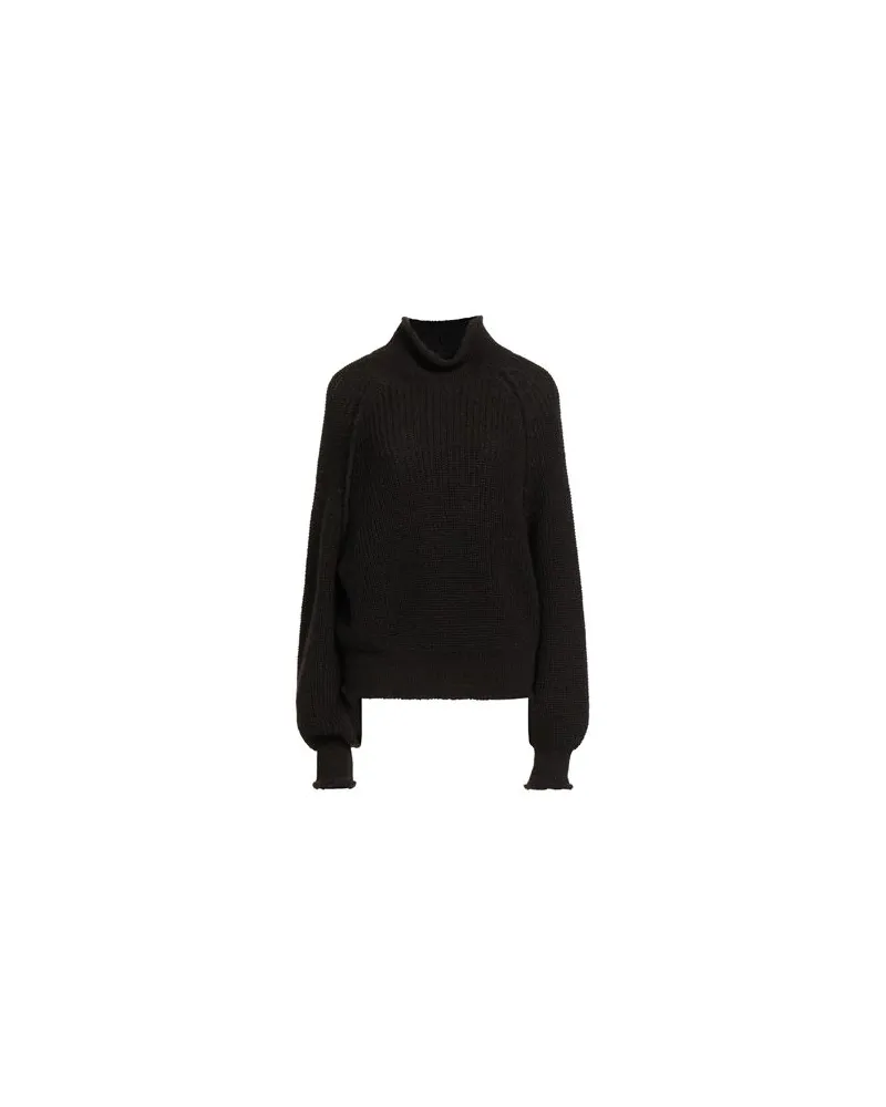 Pomandère STRICKWAREN - Rollkragenpulloverauf YOOX.COM Dunkelbraun