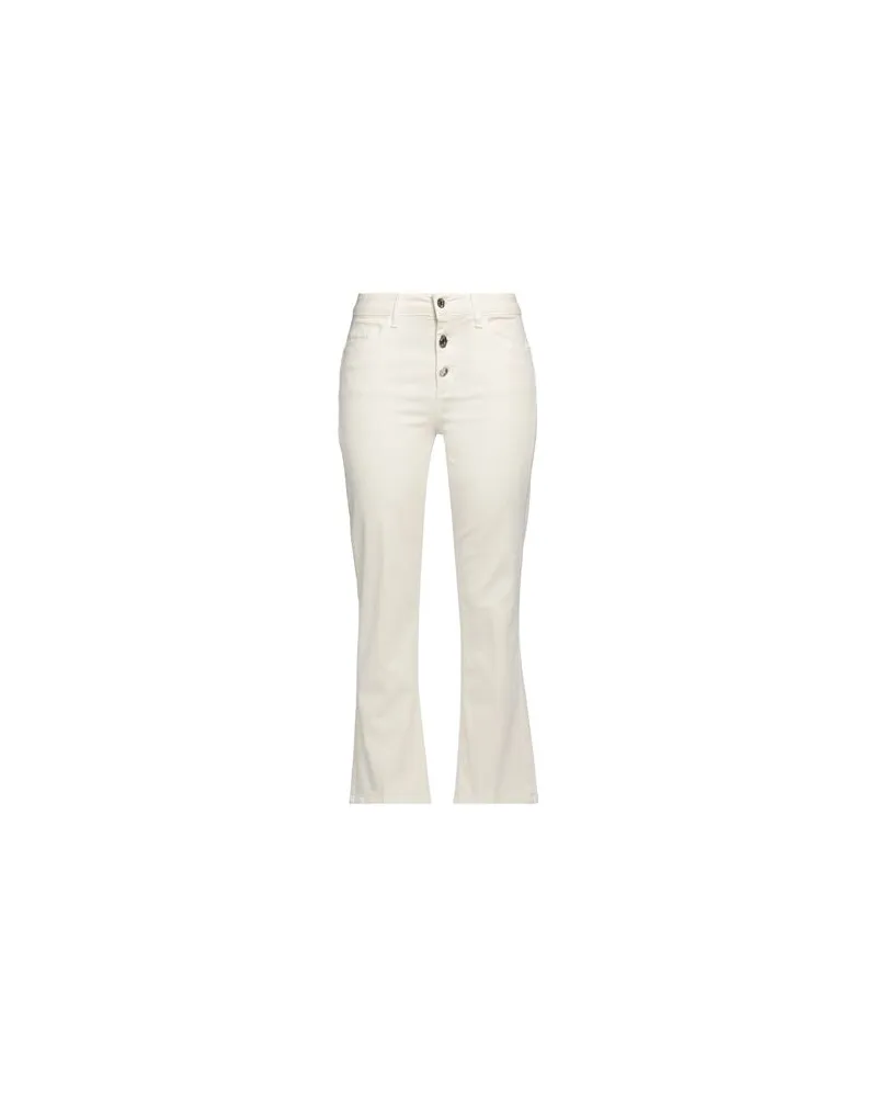 Liu Jo HOSEN & RÖCKE - Jeanshosenauf YOOX.COM Elfenbein