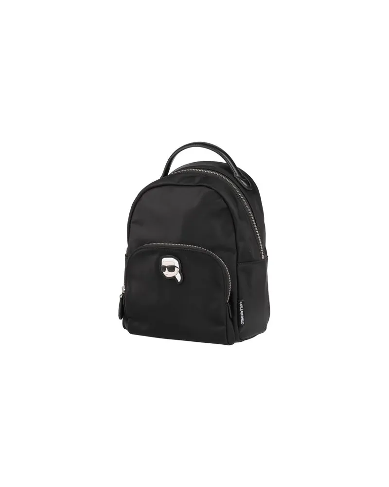 Karl Lagerfeld IKON NYLON SM BACKPACK  - TASCHEN - Rucksäckeauf YOOX.COM Schwarz