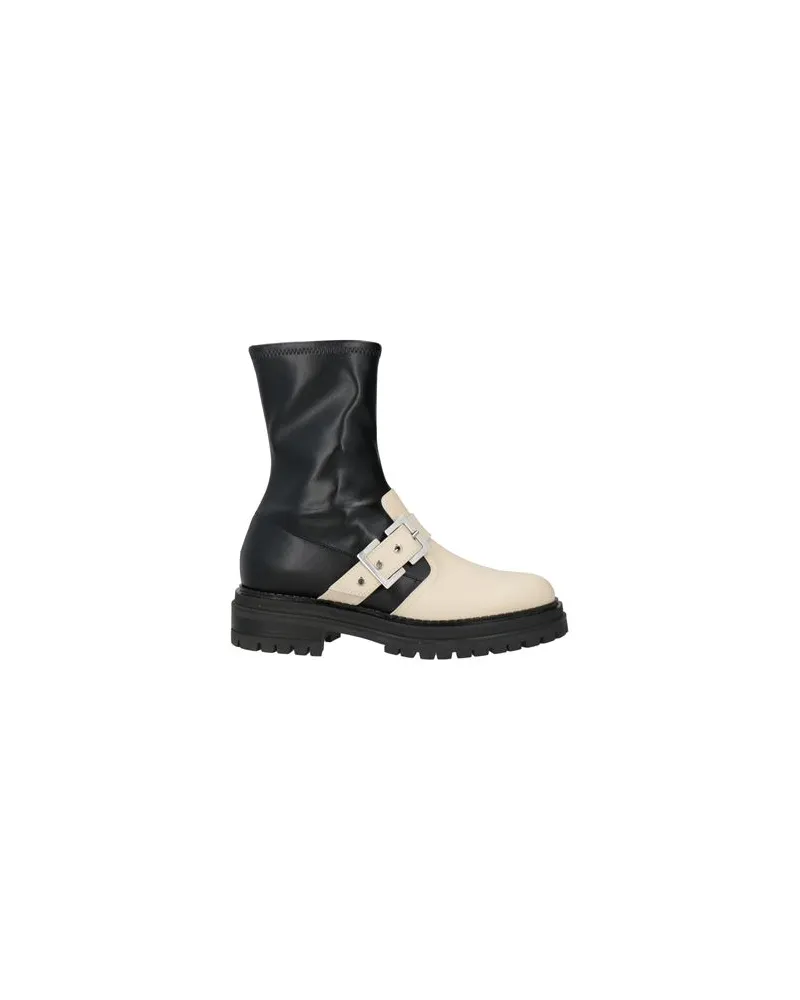 Sergio Rossi SCHUHE - Stiefelettenauf YOOX.COM Cremeweiß