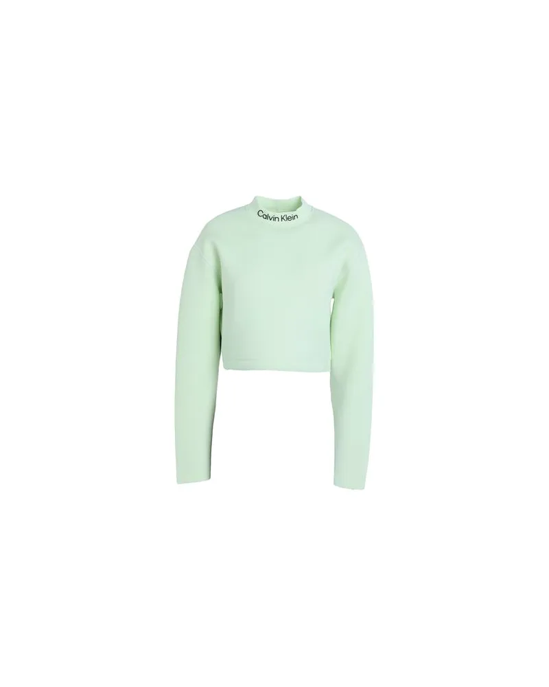 Calvin Klein TOPS - Sweatshirtsauf YOOX.COM Säuregrün