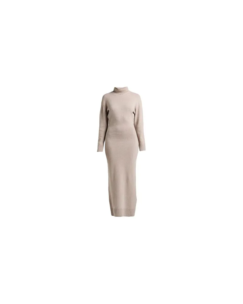 AMI Paris KLEIDER - Maxi-Kleiderauf YOOX.COM Maulwurfsgrau