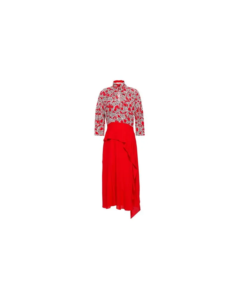 Diane von Furstenberg KLEIDER - Midi-Kleiderauf YOOX.COM Rot