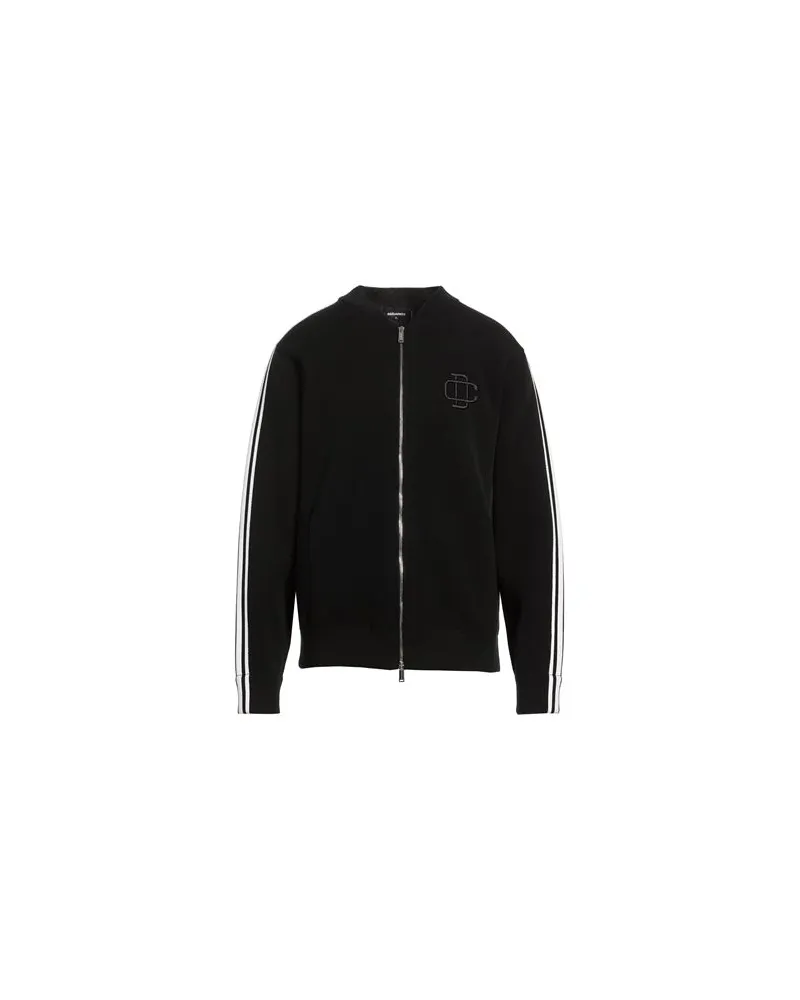 Dsquared2 STRICKWAREN - Strickjackenauf YOOX.COM Schwarz