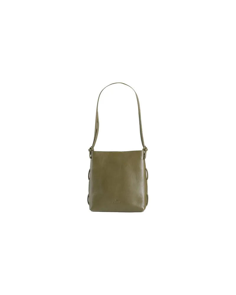 IL BISONTE TASCHEN - Schultertaschenauf YOOX.COM Militärgrün