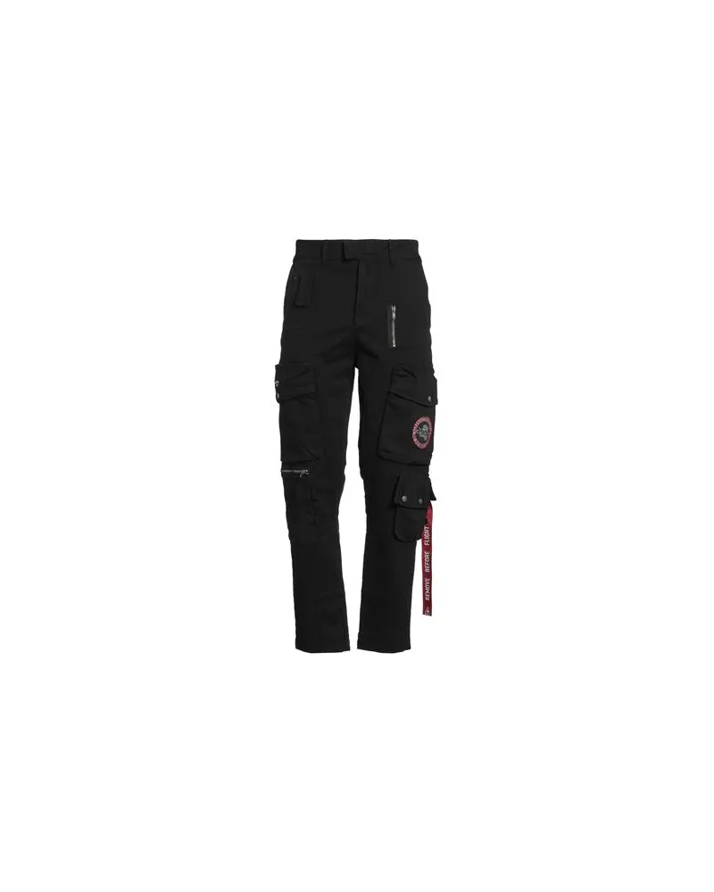 Aeronautica Militare HOSEN & RÖCKE - Hosenauf YOOX.COM Schwarz