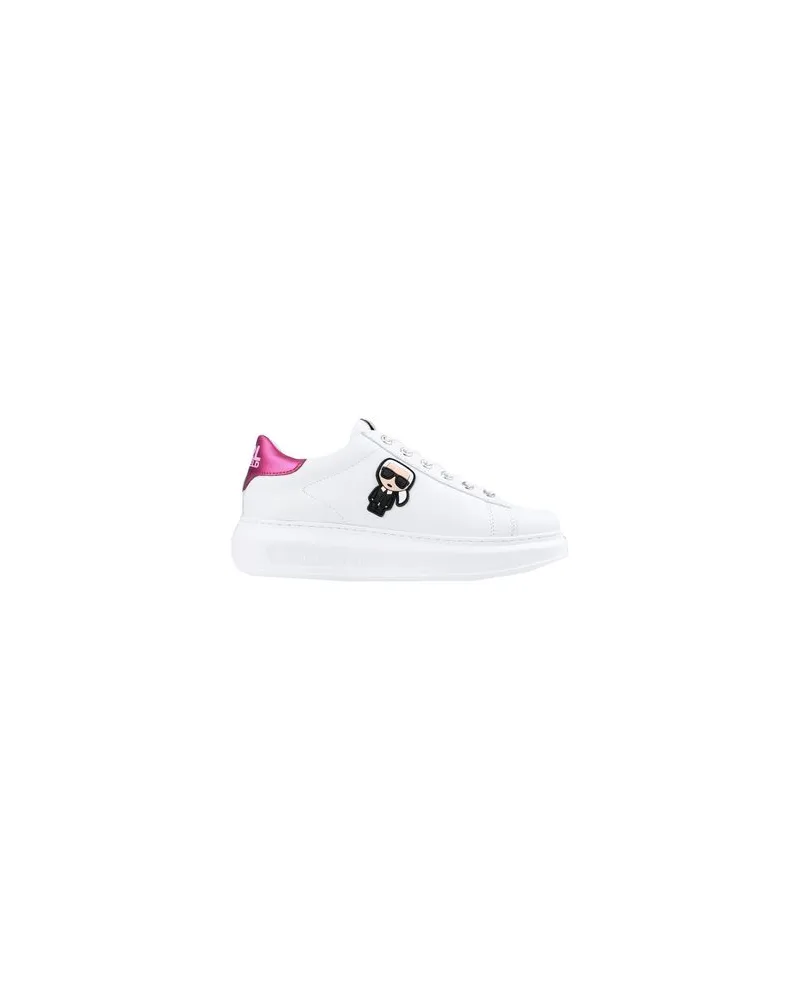 Karl Lagerfeld KAPRI KARL IKONIC LO LACE - SCHUHE - Sneakersauf YOOX.COM Weiß
