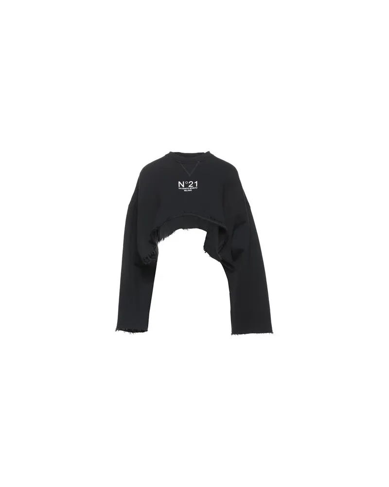 N° 21 TOPS - Sweatshirtsauf YOOX.COM Schwarz