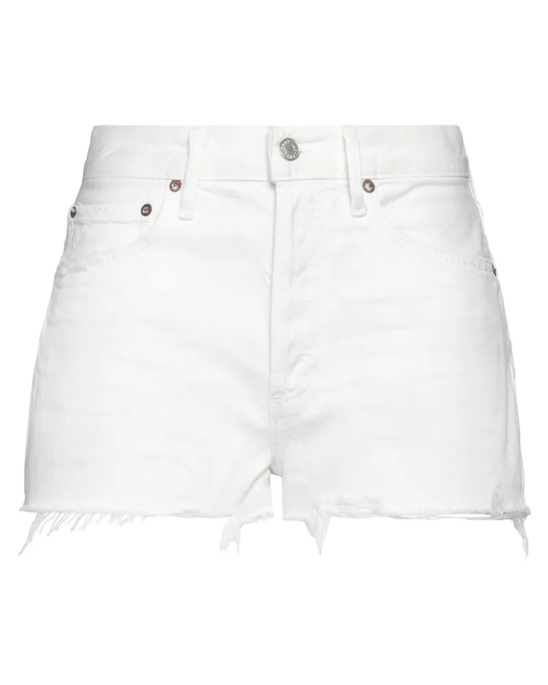 AGOLDE Jeansshorts Weiß