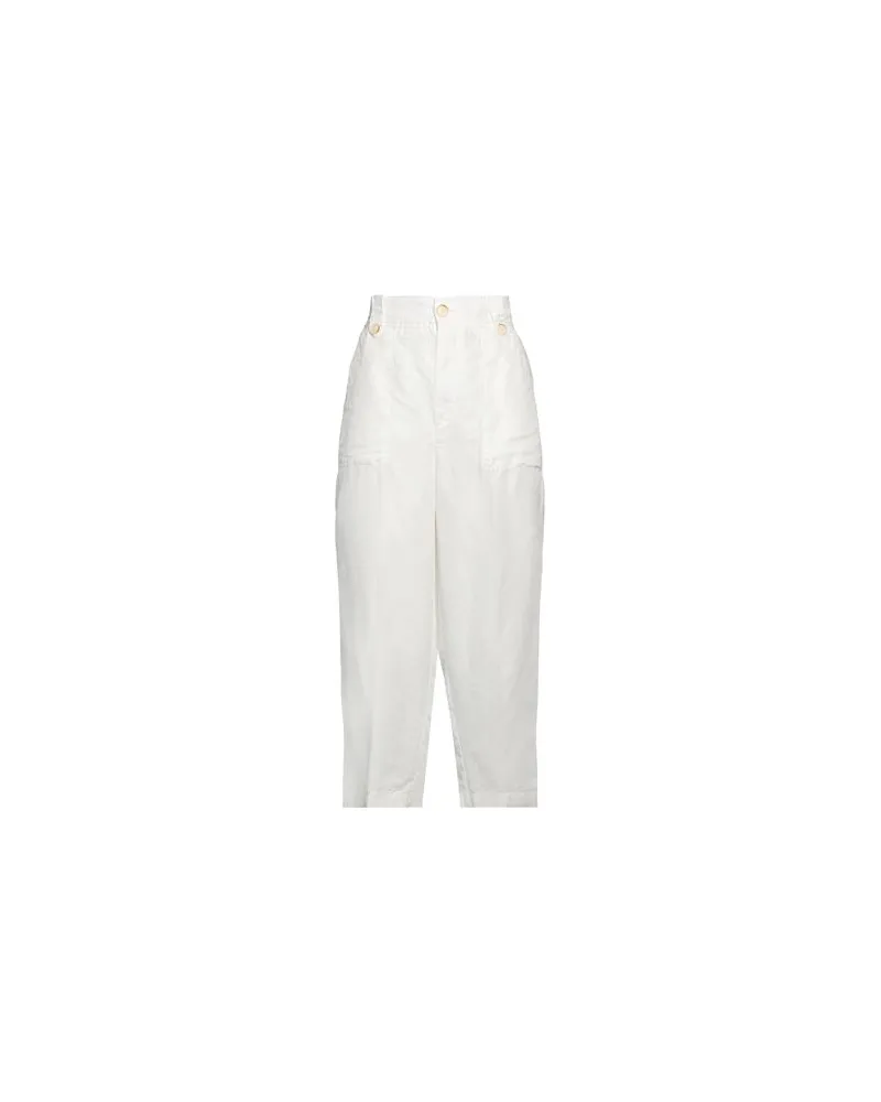 Re-HasH HOSEN & RÖCKE - Hosenauf YOOX.COM Weiß