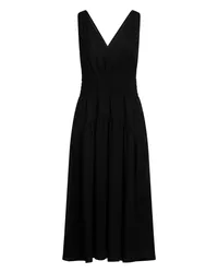 Vince Midi-Kleid Schwarz