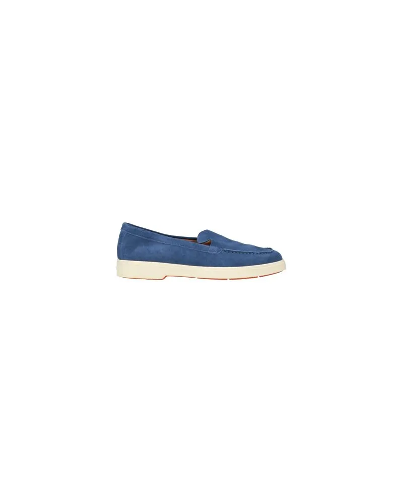 Santoni SCHUHE - Mokassinsauf YOOX.COM Blau