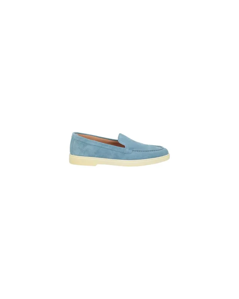 Santoni SCHUHE - Mokassinsauf YOOX.COM Azurblau