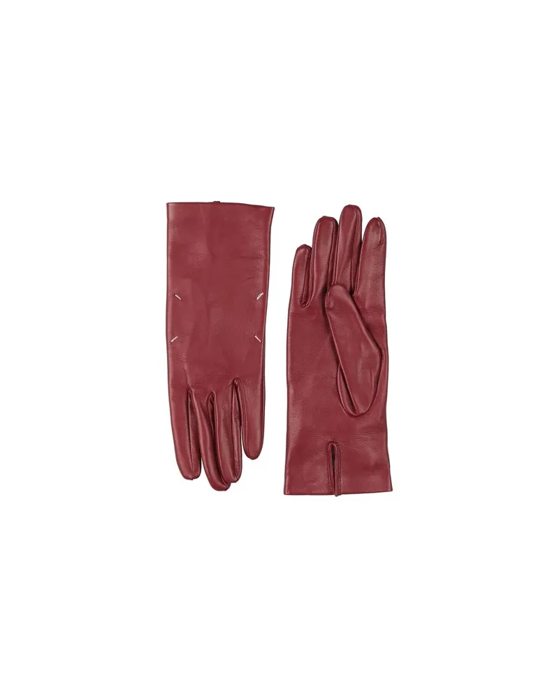 Maison Margiela ACCESSOIRES - Handschuheauf YOOX.COM Bordeaux