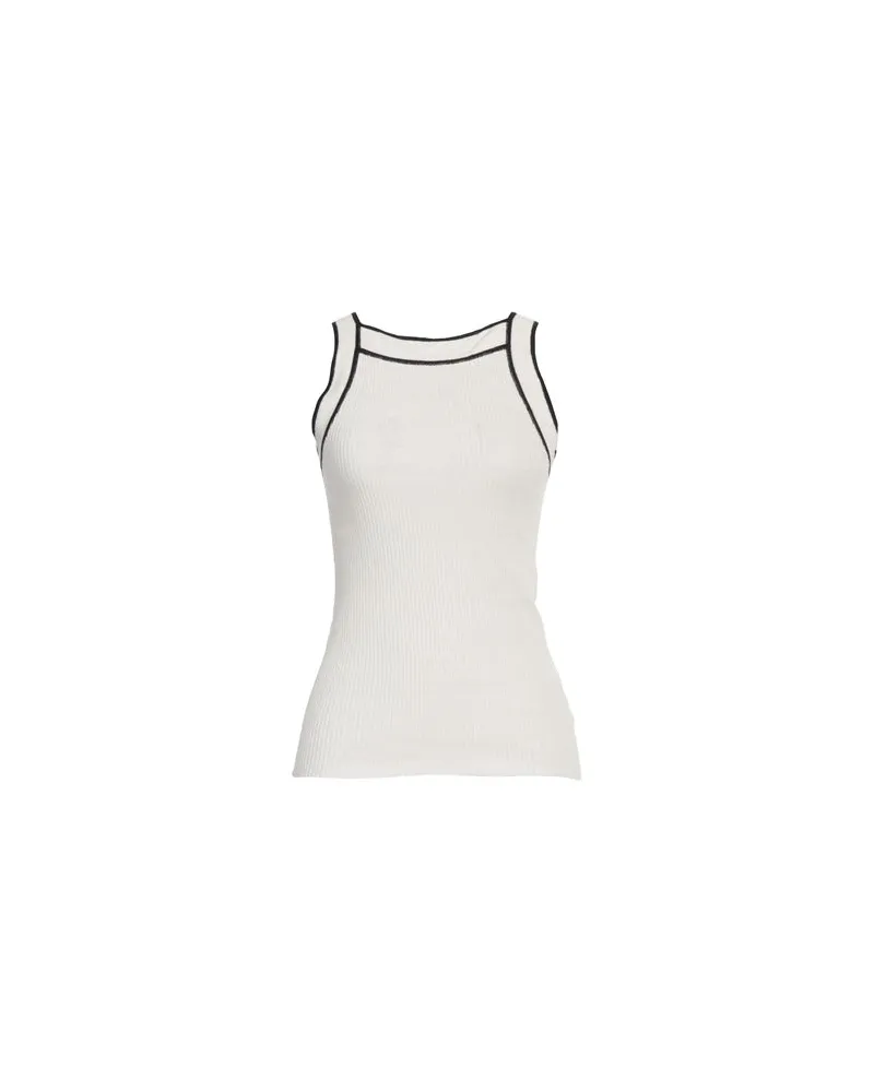Alpha Studio TOPS - Tank Topsauf YOOX.COM Elfenbein