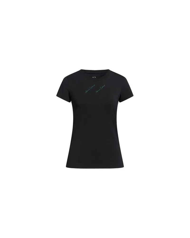 Armani Exchange TOPS - T-shirtsauf YOOX.COM Schwarz
