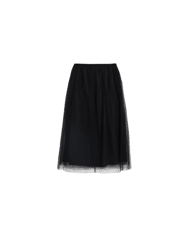 RED Valentino HOSEN & RÖCKE - Midi-Röckeauf YOOX.COM Schwarz