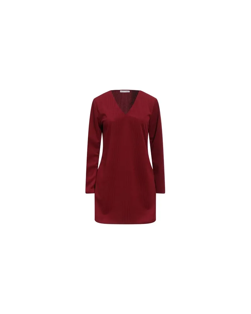 Caractère KLEIDER - Mini-Kleiderauf YOOX.COM Ziegelrot