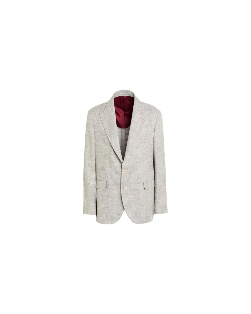 Brunello Cucinelli ANZÜGE und CO-ORDS - Blazersauf YOOX.COM Hellgrau