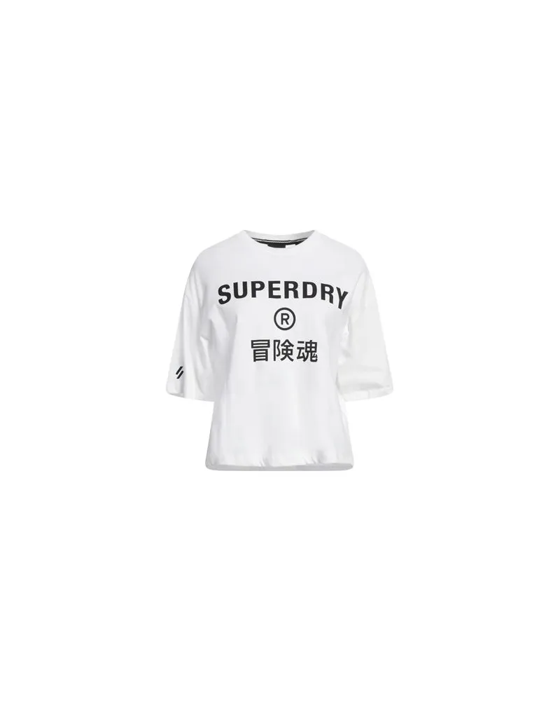 Superdry. TOPS - T-shirtsauf YOOX.COM Weiß