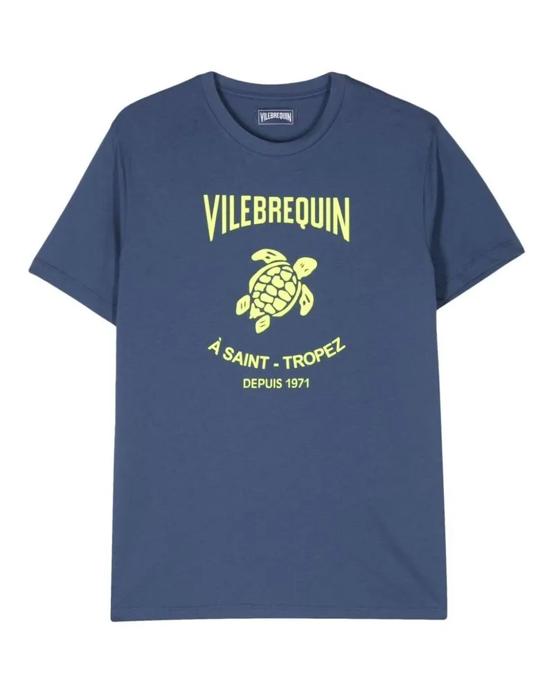 Vilebrequin T-shirts Himmelblau