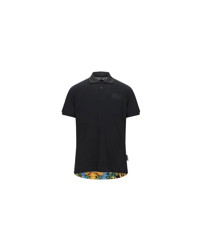 Versace Jeans TOPS - Poloshirtsauf YOOX.COM Schwarz