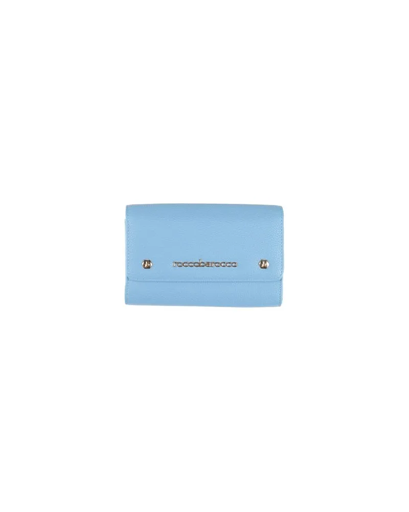 Rocco Barocco Kleinlederwaren - Brieftaschenauf YOOX.COM Hellblau