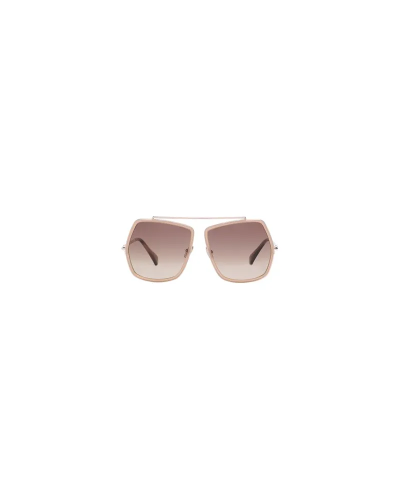 Max Mara MM0060-6460F - BRILLEN - Sonnenbrillenauf YOOX.COM Roségold