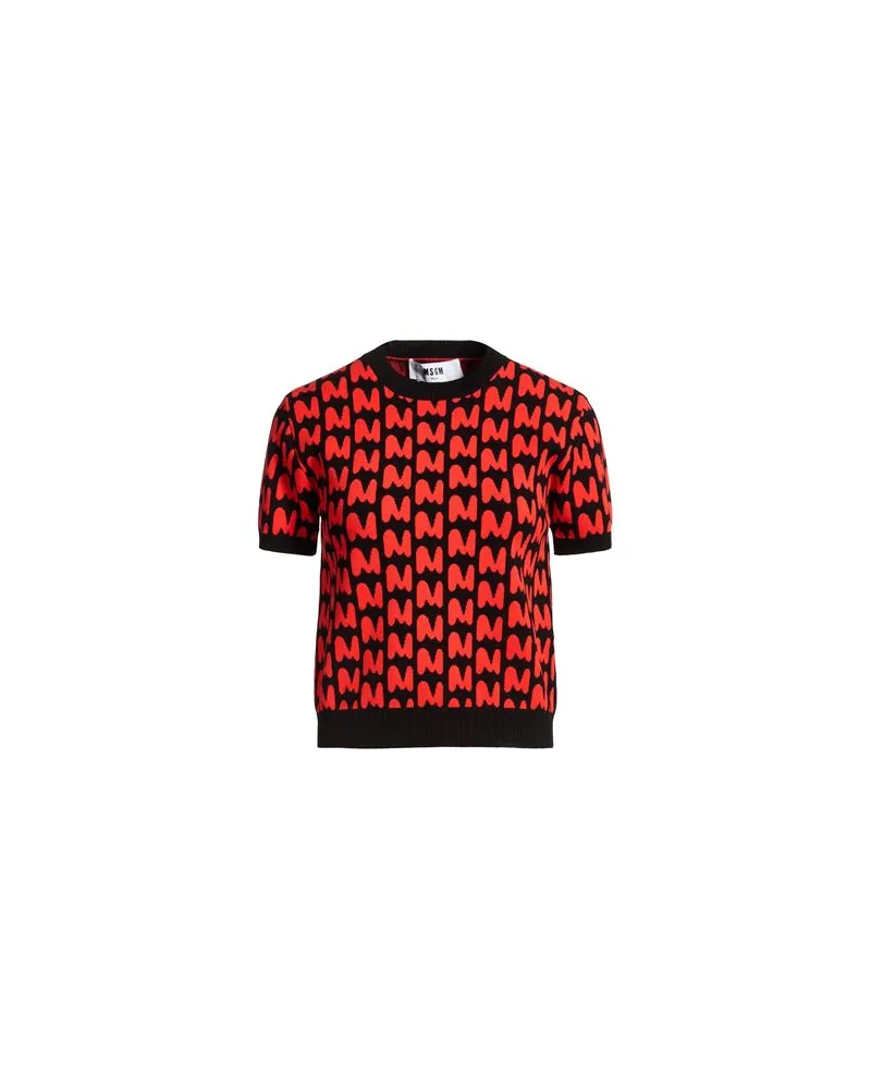 MSGM STRICKWAREN - Pulloverauf YOOX.COM Tomatenrot