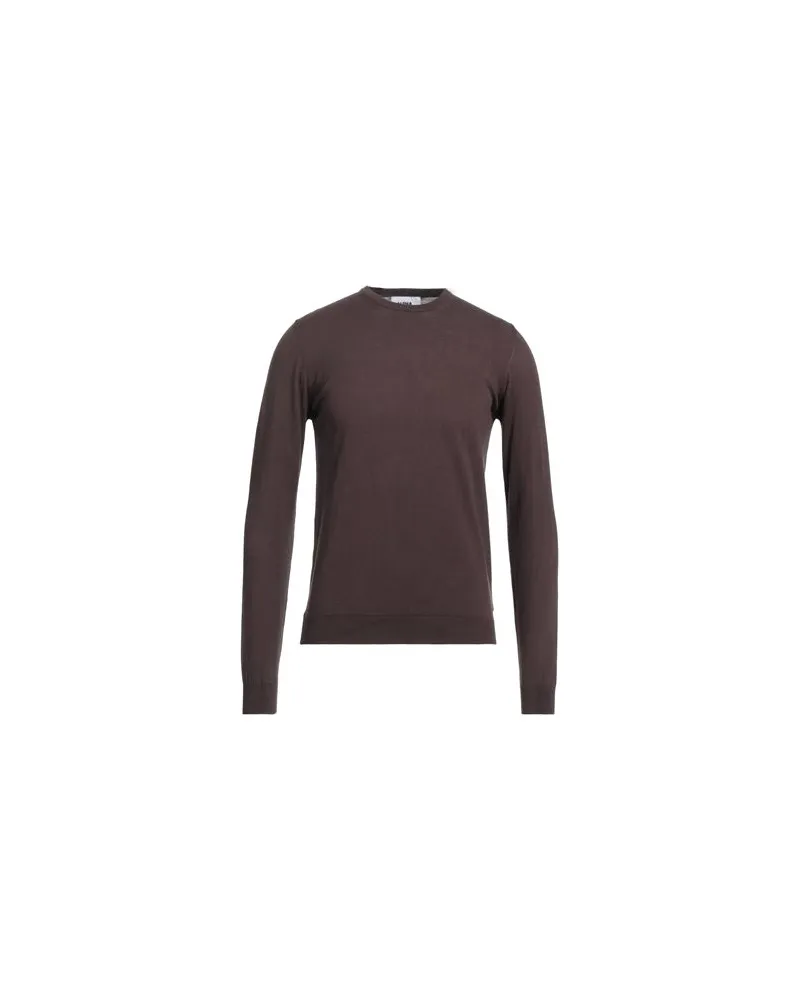 Alpha Studio STRICKWAREN - Pulloverauf YOOX.COM Schokobraun