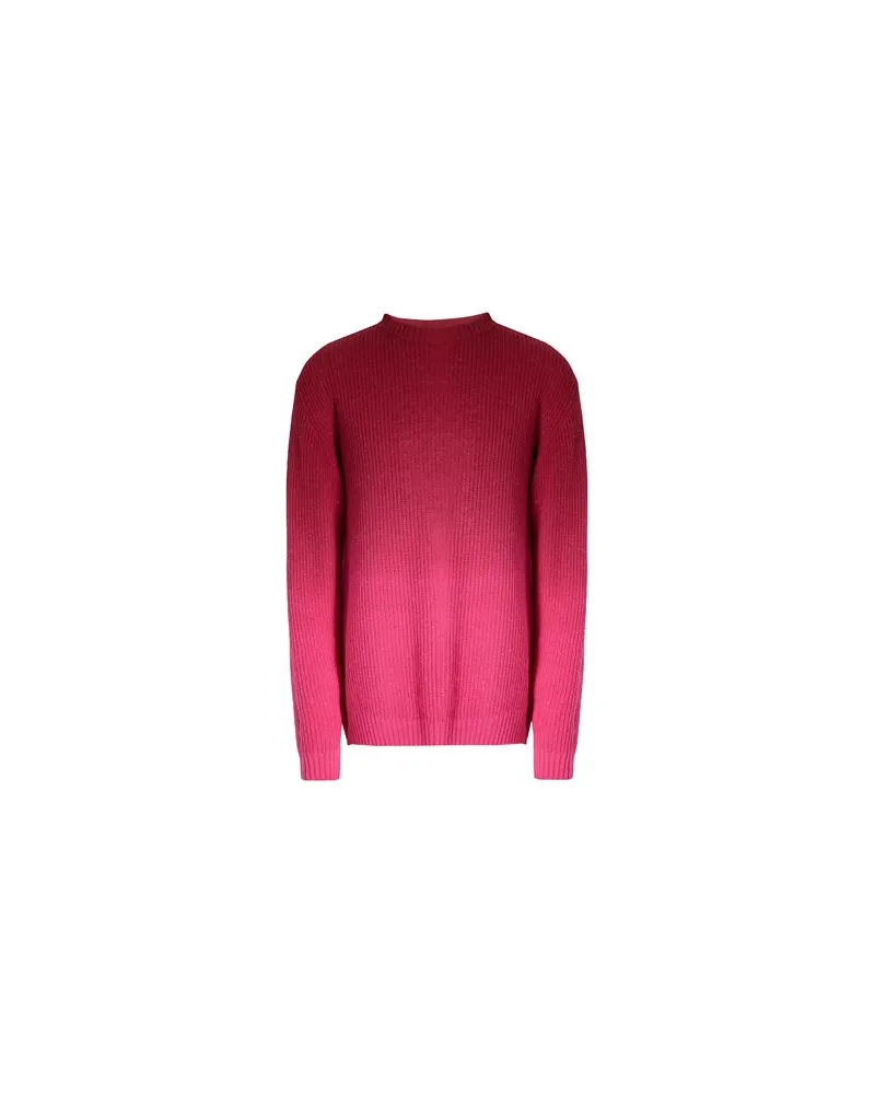 8 by Yoox GRADIENT WOOL BLEND OVER KNIT JUMPER - STRICKWAREN - Pulloverauf YOOX.COM Magenta