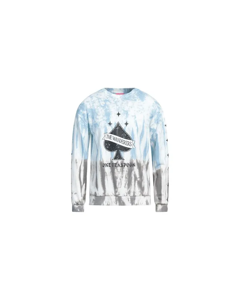 One Teaspoon TOPS - Sweatshirtsauf YOOX.COM Hellblau